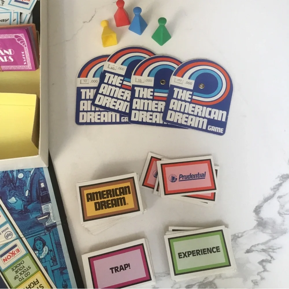 1979  Milton Bradley The American Dream Game Complete MB # 4922
